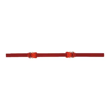 1017 ALYX 9SM Leather Belts Unisex Red Width 2.5cm