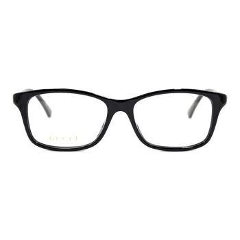 GUCCI GG Plate Frame Square Eyeglass Frames Men's