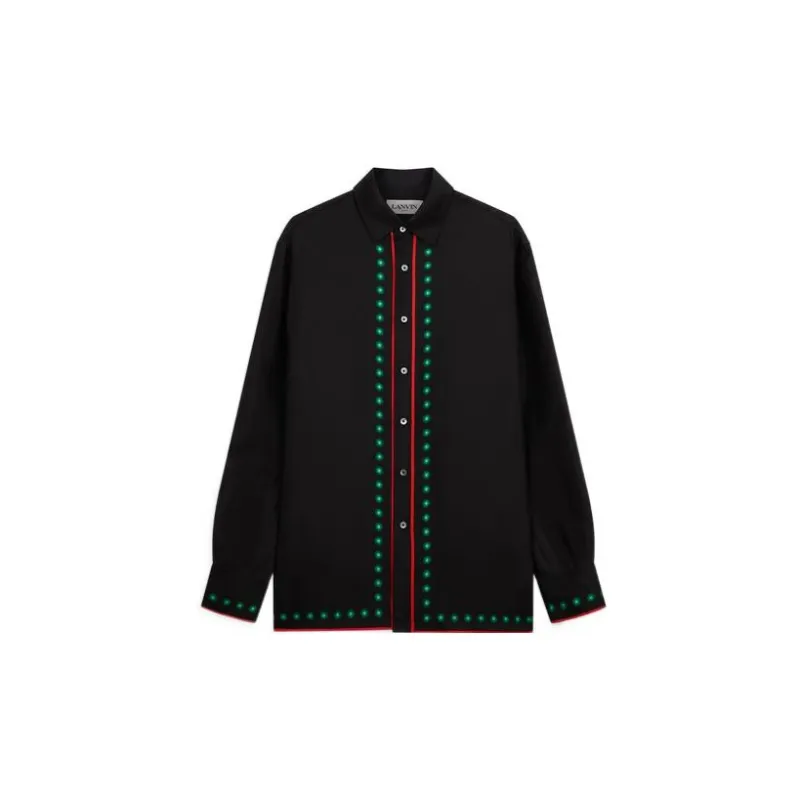 Lanvin Shirts Men Black-1