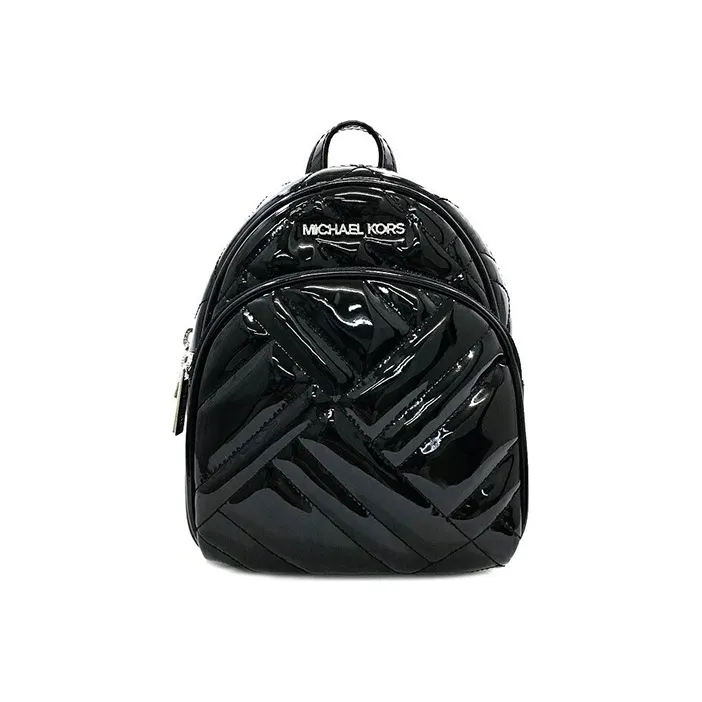 MICHAEL KORS Abbey Leather Backpack Mini Women's Black-0