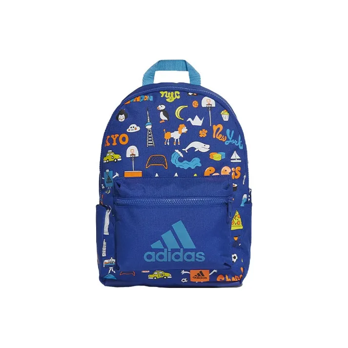 Adidas Polyester Backpack Regular Men's Royal Blue-0