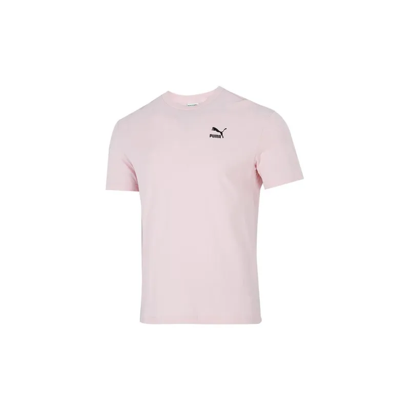 PUMA Set in Sleeve T Shirt Men's Pink-1