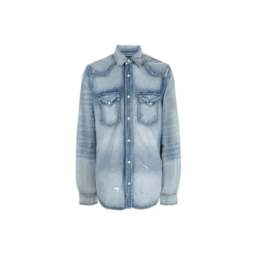 AMIRI Shirts Men Light Blue