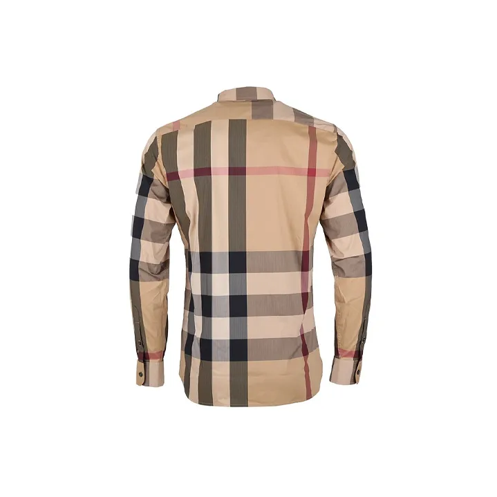 Burberry Shirt Fall Men's Khaki-2