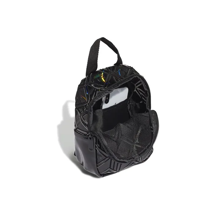 Adidas Originals Polyurethane Artificial Leather Backpack Regular Unisex Black-1