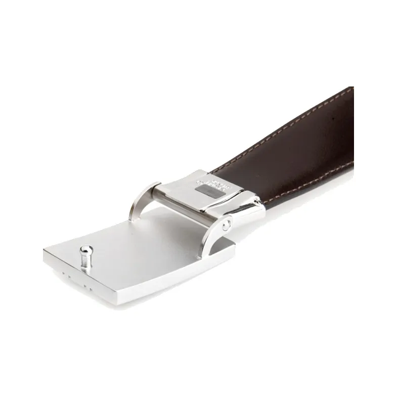 MONTBLANC Leather Belts Men's Black Width 3cm-2