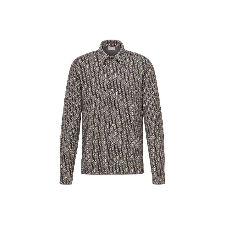 ベビーグッズも大集合 DIOR All Over Oblique Button Down Shirt - POIZON トップス