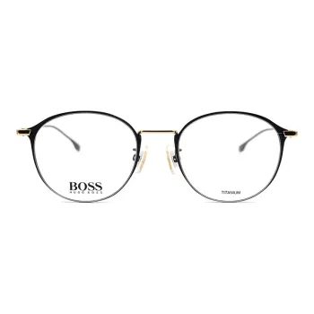 HUGO BOSS Eyeglass Frames Men Black/Gold