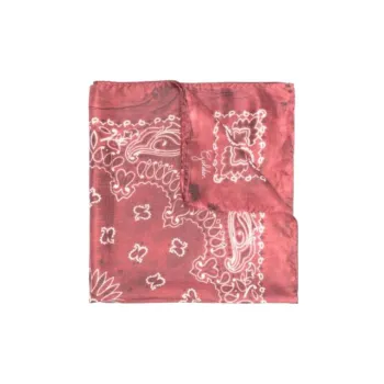 Golden Goose Paisley Printed Distressed Effect Scarf