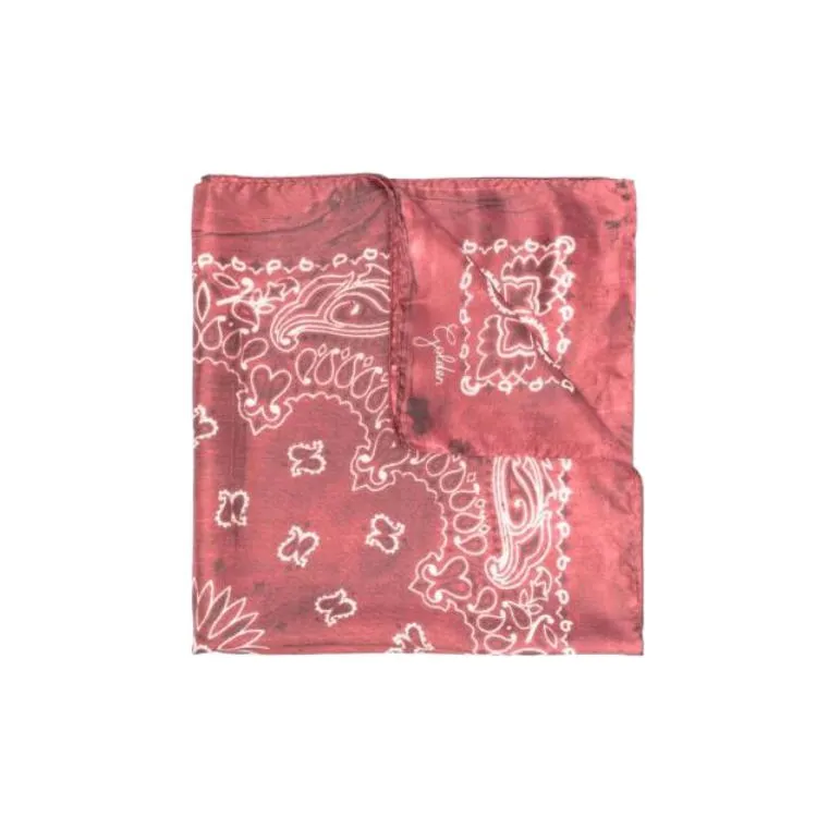 Golden Goose Paisley Printed Distressed Effect Scarf-0