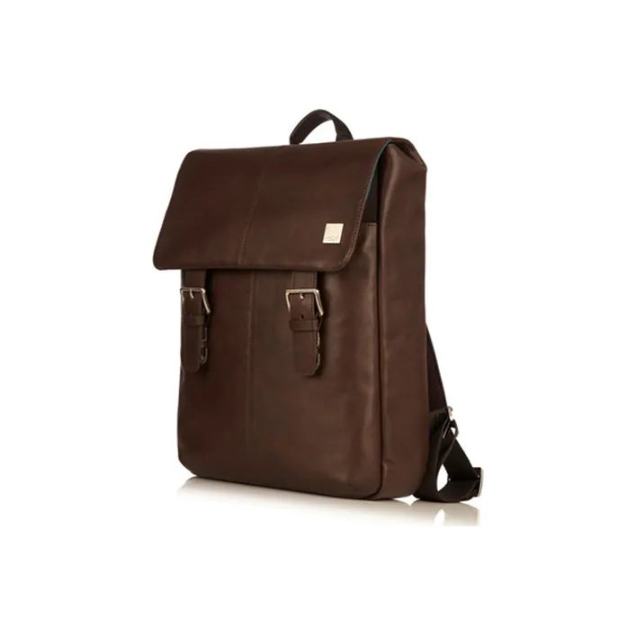 KNOMO Cow Leather Backpack Regular Unisex Brown-1