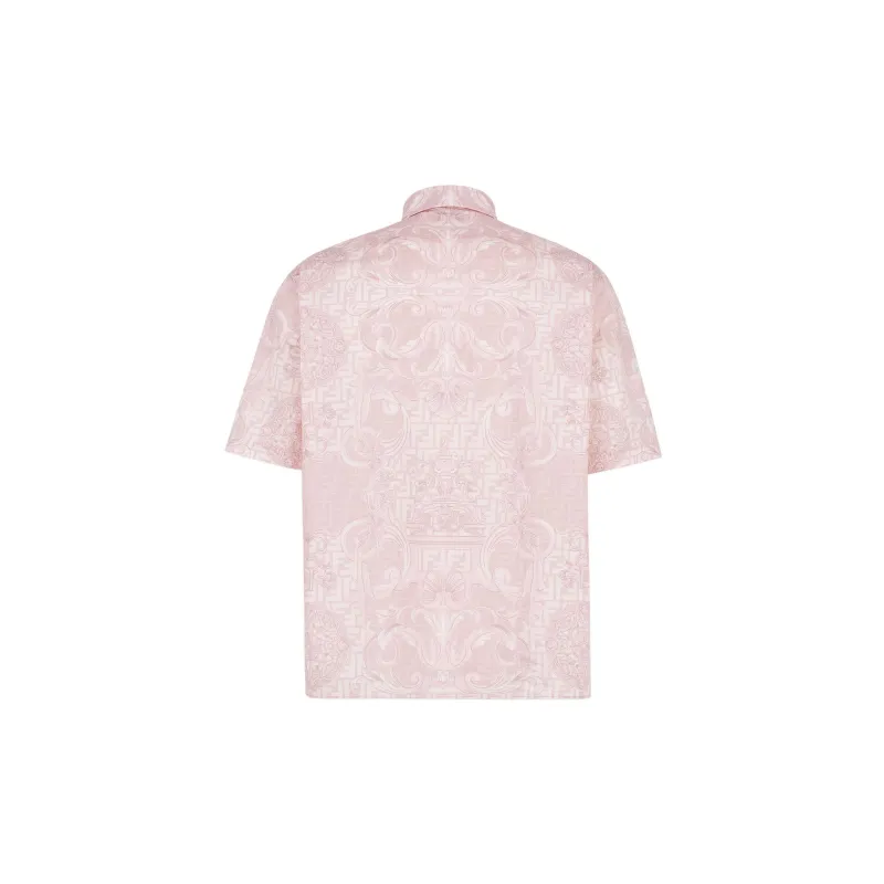 Versace X FENDI X VERSACE Shirts Men Pink-1