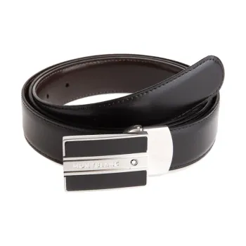 MONTBLANC Meisterstuck Leather Belts Men Black