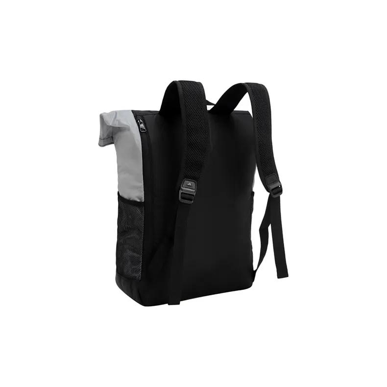 Adidas Polyester Handbag, Laptop Bag, Backpack Regular Unisex Black & Gray Patchwork-3