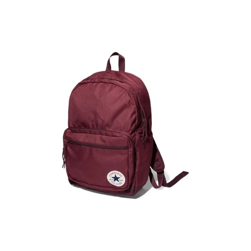 Converse Polyester Backpack Regular Unisex Burgundy-2