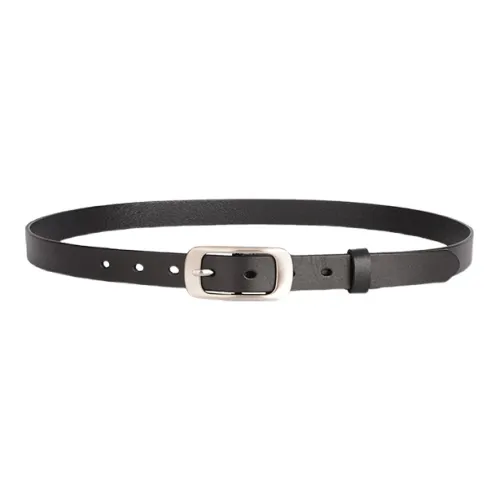 FREE RABBITⅡ Leather Belts Unisex Black