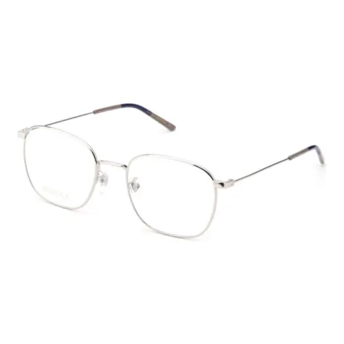 GUCCI Eyeglass Frames Unisex Silver