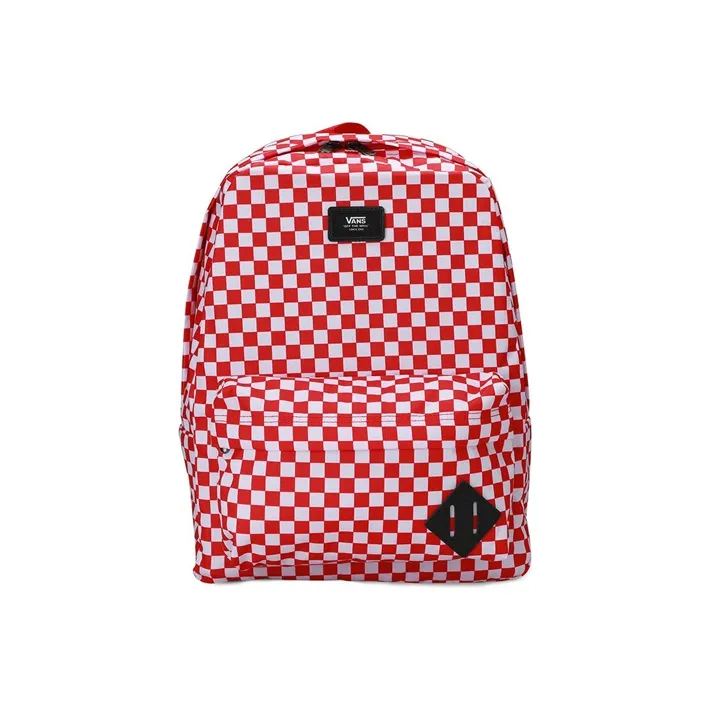Vans Polyester Backpack Regular Unisex Red White-0