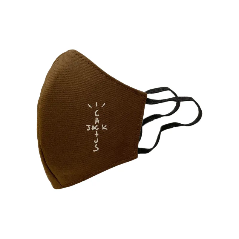 Travis Scott Face Masks Unisex Brown-1