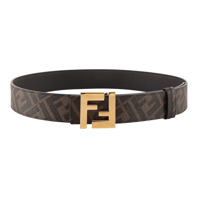 FENDI FF-logo Plaque Belt-0