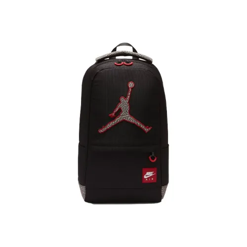 Jordan Polyester Backpack Large Size Unisex Red/Black