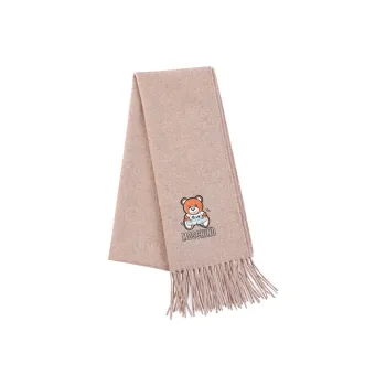 MOSCHINO Knit Scarves Unisex Umber