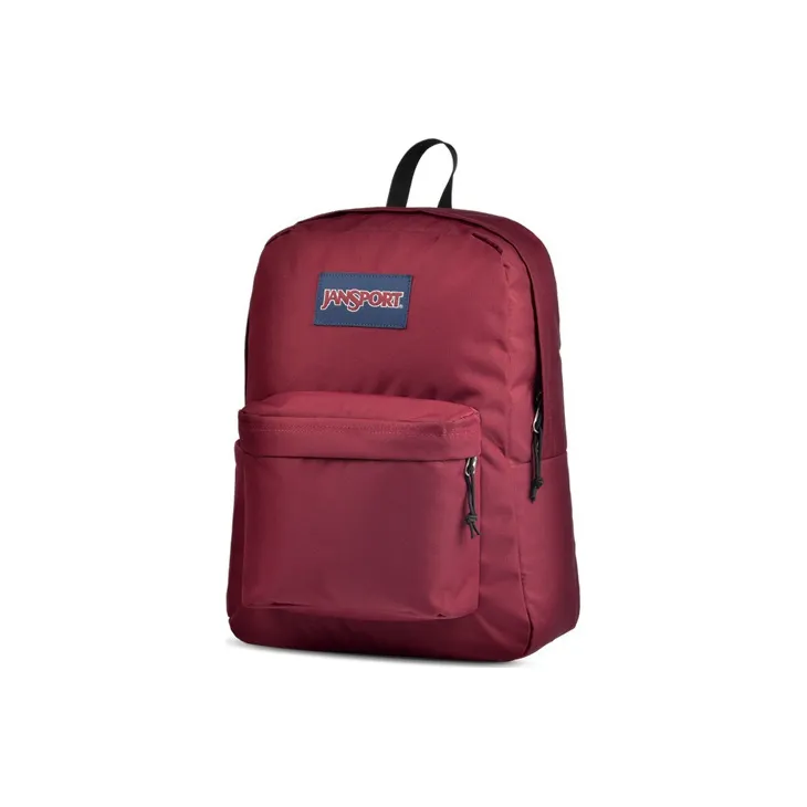 JanSport Polyester Backpack Regular Unisex Dark Purple Burgundy-1