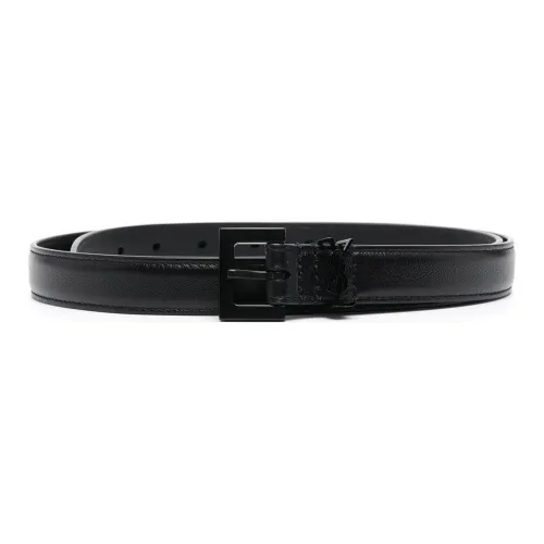 SAINT LAURENT Skinny Leather Belt