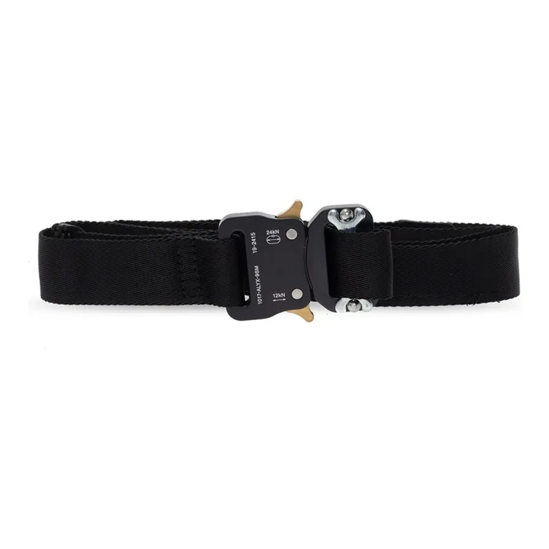 1017 ALYX 9SM Polyurethane Leather Belts Women's Black Width: 2.5cm-0