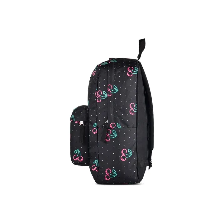 JanSport Polyester Backpack Medium Size Unisex Neon Cherry-2