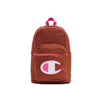 Champion Canvas Backpack Unisex Brown Pink
