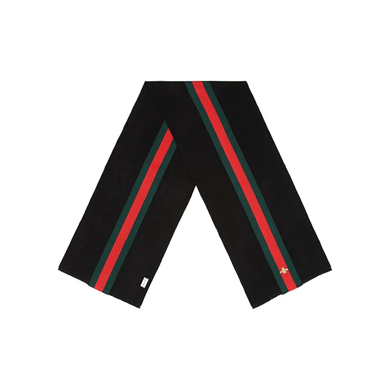 GUCCI Wool Knit Scarves Unisex Couple's-1