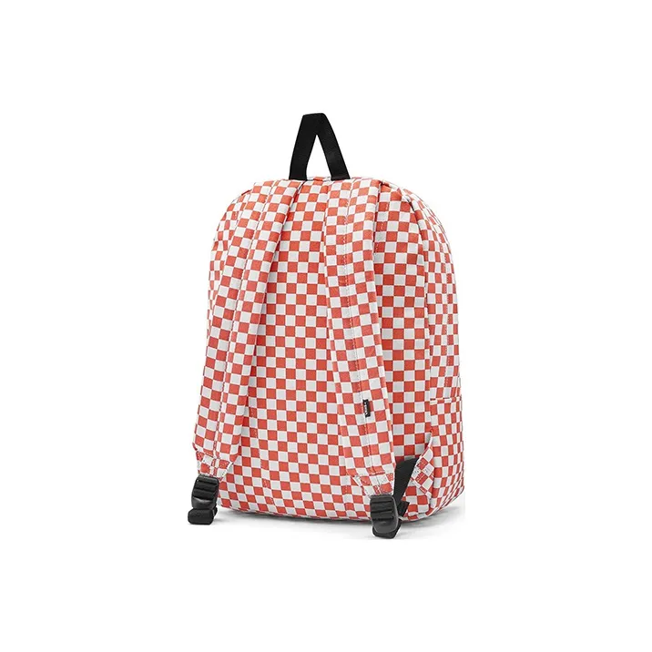Vans Polyester Backpack Unisex Orange White-2