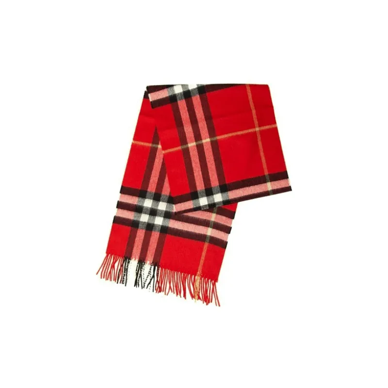 Burberry The Classic Checked Fringed Scarf-2