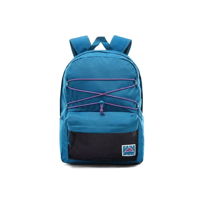 Vans Nylon With Canvas Travel Bags Backpack Unisex Blue-0