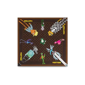 LOUIS VUITTON Face Masks Unisex Brown
