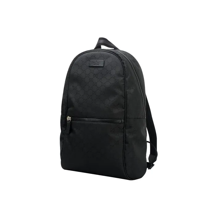 GUCCI Slim Backpack GG Black-1