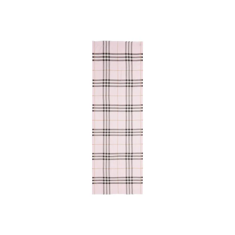 Burberry Check-pattern Cashmere Scarf-1