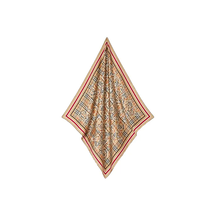 Burberry Vintage Silk Scarves Women's-2