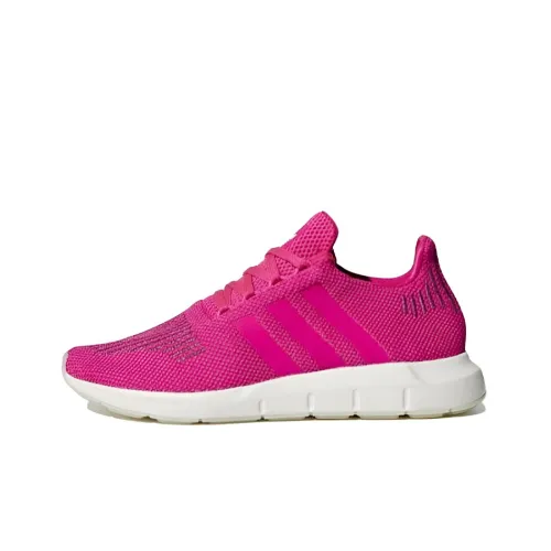 Adidas Originals Swift Run Running Shoes Women's Low-Top Rose Red/White