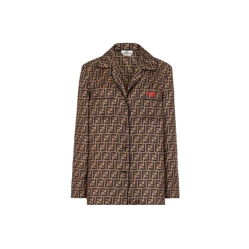 FENDI Shirts Women's Brown