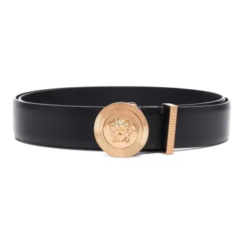 VERSACE La Medusa Leather Belt