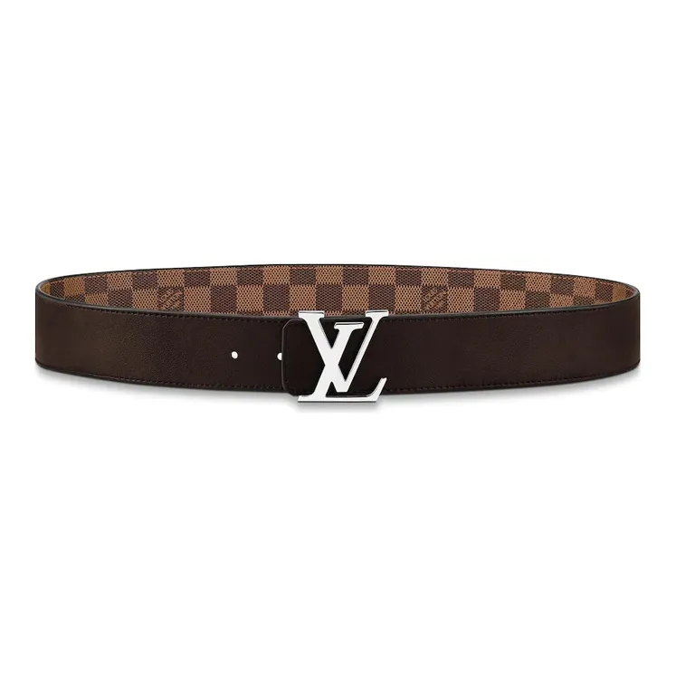 LOUIS VUITTON Initiales Reversible Belt Damier Ebene 40MM-1