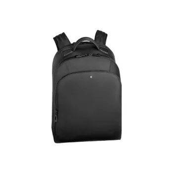 MONTBLANC Cow Leather Backpack Trumpets Men's Black