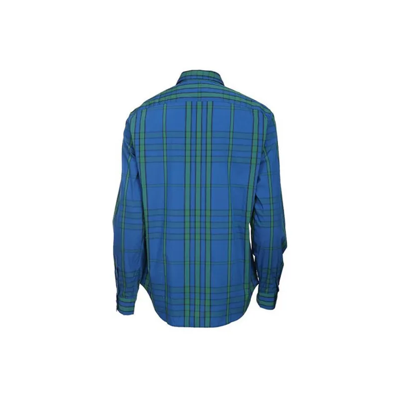 Burberry Shirts Men Sea Blue-1