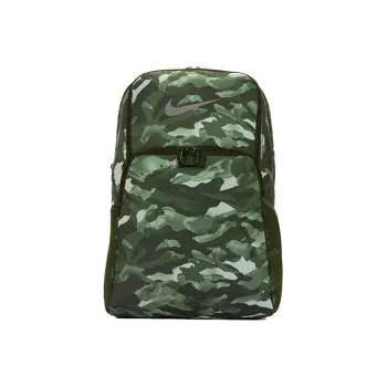 Nike Polyester Backpack Regular Unisex Green Camouflage