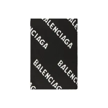 Balenciaga All Over Logo Scarf