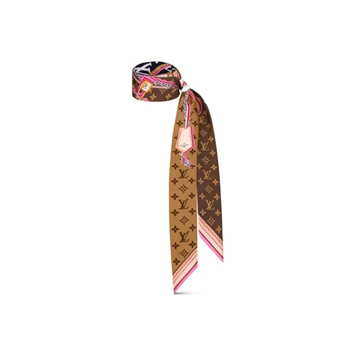 LOUIS VUITTON ULTIMATE MONOGRAM Silk Scarves Unisex-2