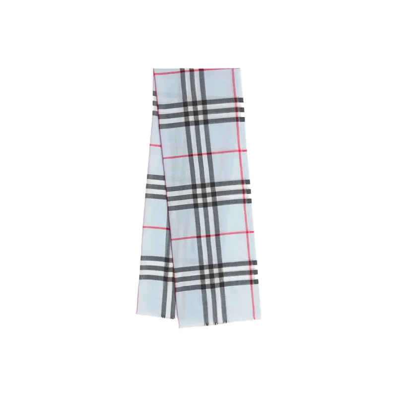 Burberry Knit Scarves Unisex Blue-2