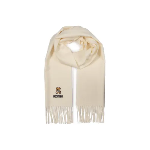 MOSCHINO Knit Scarves Unisex Off White